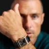 Carraway Three-Hand Black Croco Leather Watch Carraway Three-Hand Black Croco Leather Watch