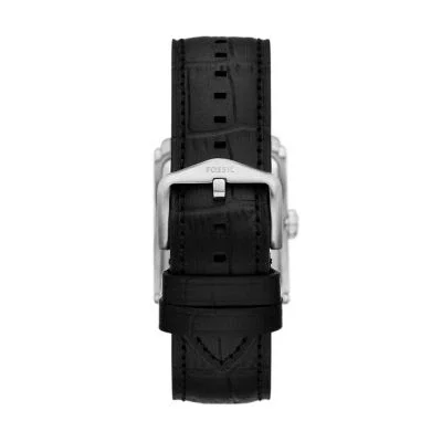 Carraway Three-Hand Black Croco Leather Watch Carraway Three-Hand Black Croco Leather Watch