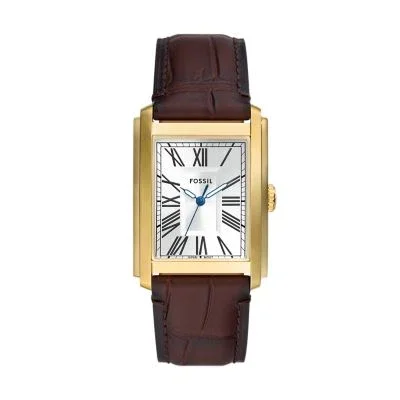Carraway Three-Hand Brown Croco Leather Watch Carraway Three-Hand Brown Croco Leather Watch