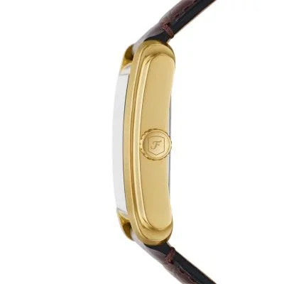 Carraway Three-Hand Brown Croco Leather Watch Carraway Three-Hand Brown Croco Leather Watch