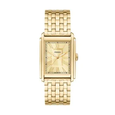 Carraway Three-Hand Gold-Tone Stainless Steel Watch Carraway Three-Hand Gold-Tone Stainless Steel Watch