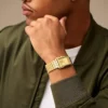 Carraway Three-Hand Gold-Tone Stainless Steel Watch Carraway Three-Hand Gold-Tone Stainless Steel Watch