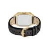 Crosby Three-Hand Black Leather Watch Crosby Three-Hand Black Leather Watch
