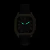 Crosby Three-Hand Black Leather Watch Crosby Three-Hand Black Leather Watch