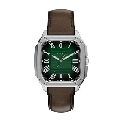 Crosby Three-Hand Brown Leather Watch Crosby Three-Hand Brown Leather Watch