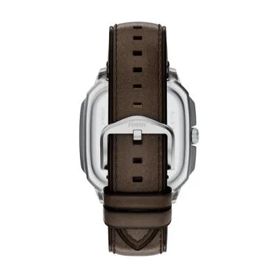 Crosby Three-Hand Brown Leather Watch Crosby Three-Hand Brown Leather Watch