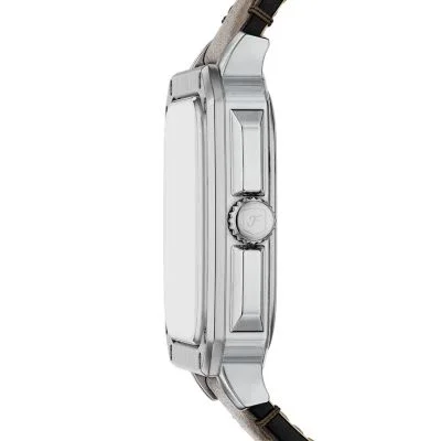 Crosby Three-Hand Brown Leather Watch Crosby Three-Hand Brown Leather Watch