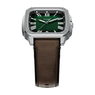 Crosby Three-Hand Brown Leather Watch Crosby Three-Hand Brown Leather Watch