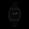 Crosby Three-Hand Brown Leather Watch Crosby Three-Hand Brown Leather Watch