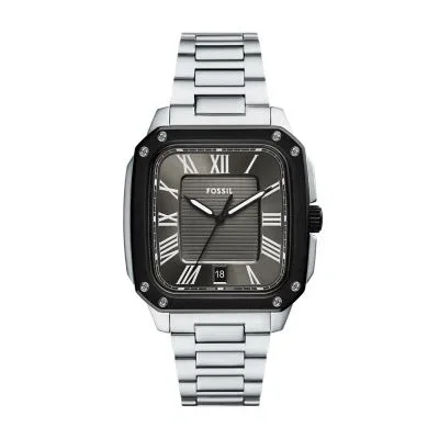 Crosby Three-Hand Date Stainless Steel Watch Crosby Three-Hand Date Stainless Steel Watch