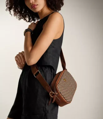 Danni Leather Crossbody Bag