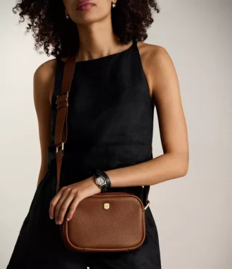 Danni Leather Crossbody Bag