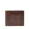 Derrick Leather RFID Large Coin Pocket Bifold Wallet Derrick Leather RFID Large Coin Pocket Bifold Wallet