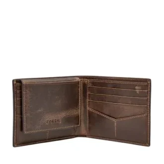 Derrick Leather RFID Passcase Wallet