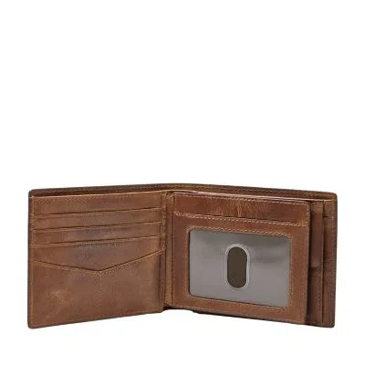 Derrick RFID Large Coin Pocket Bifold Derrick RFID Large Coin Pocket Bifold