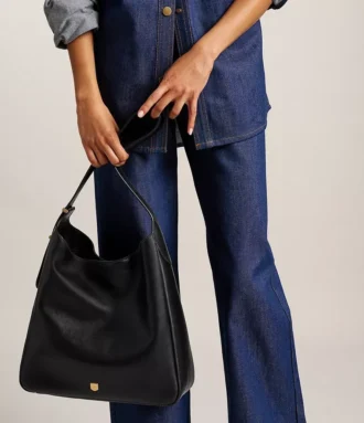 Dillon Leather Hobo Bag