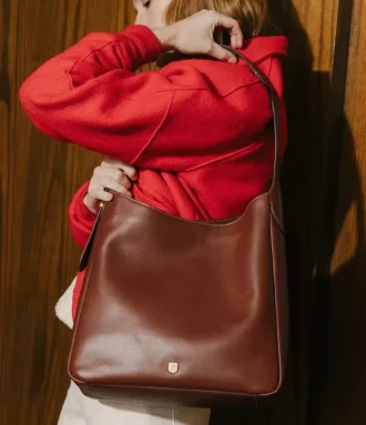 Dillon Leather Hobo Bag