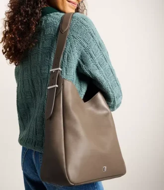 Dillon Leather Hobo Bag