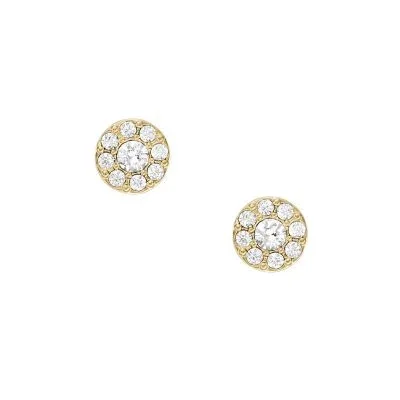 Ellis All Stacked Up Gold-Tone Stainless Steel Stud Earrings Ellis All Stacked Up Gold-Tone Stainless Steel Stud Earrings