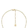 Ellis All Stacked Up Gold-Tone Stainless Steel Y-Neck Necklace Ellis All Stacked Up Gold-Tone Stainless Steel Y-Neck Necklace