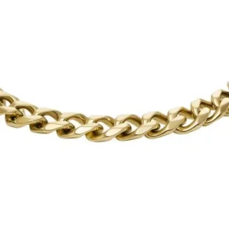Ellis Core Chains Gold-Tone Stainless Steel Chain Bracelet Ellis Core Chains Gold-Tone Stainless Steel Chain Bracelet