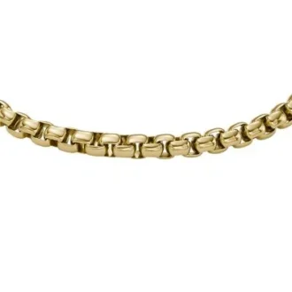 Ellis Core Chains Gold-Tone Stainless Steel Chain Bracelet Ellis Core Chains Gold-Tone Stainless Steel Chain Bracelet