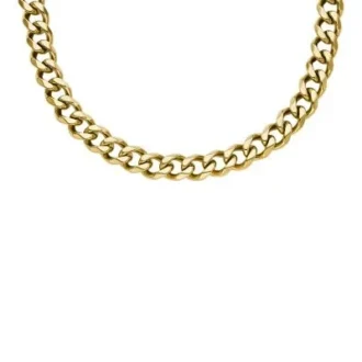 Ellis Core Chains Gold-Tone Stainless Steel Chain Necklace Ellis Core Chains Gold-Tone Stainless Steel Chain Necklace