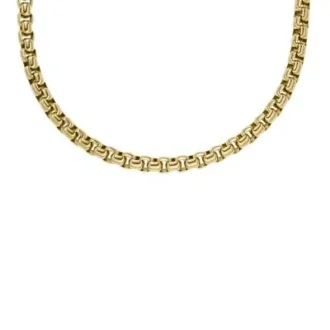 Ellis Core Chains Gold-Tone Stainless Steel Chain Necklace Ellis Core Chains Gold-Tone Stainless Steel Chain Necklace