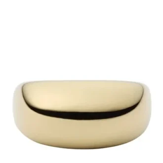 Ellis Domed Collection Gold-Tone Stainless Steel Band Ring