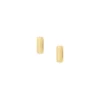 Ellis Domed Collection Two-Tone Stainless Steel Hoop Earrings Ellis Domed Collection Two-Tone Stainless Steel Hoop Earrings