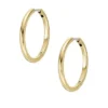 Ellis Essentials Gold-Tone Stainless Steel Hoop Earrings Ellis Essentials Gold-Tone Stainless Steel Hoop Earrings