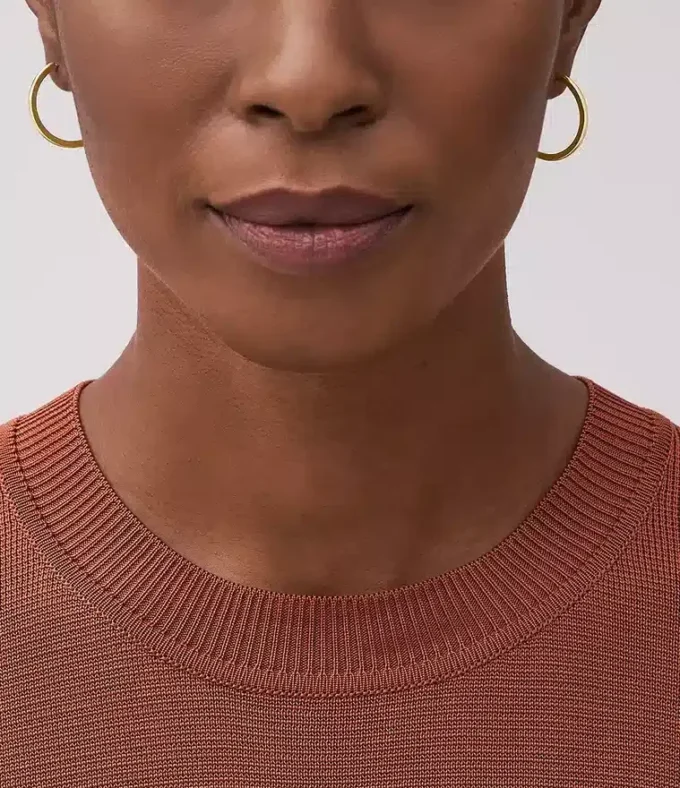 Ellis Essentials Gold-Tone Stainless Steel Hoop Earrings Ellis Essentials Gold-Tone Stainless Steel Hoop Earrings