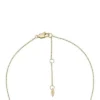 Ellis Glitz Disc Gold-Tone Stainless Steel Chain Necklace Ellis Glitz Disc Gold-Tone Stainless Steel Chain Necklace