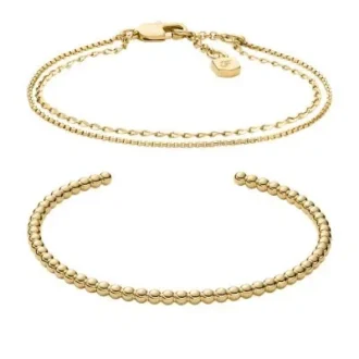 Ellis Gold-Tone Brass Bracelet Gift Set