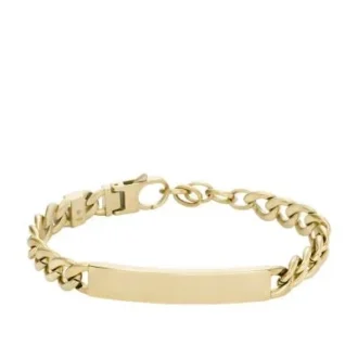 Ellis Gold-Tone Stainless Steel Chain Bracelet