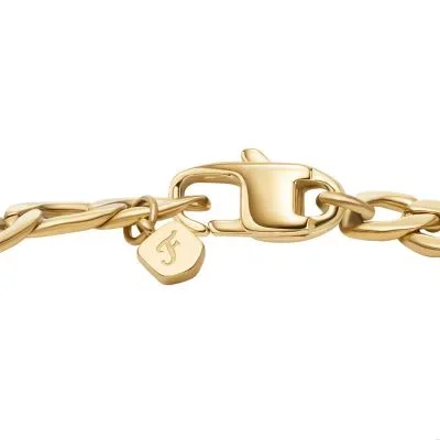 Ellis Gold-Tone Stainless Steel ID Bracelet Ellis Gold-Tone Stainless Steel ID Bracelet