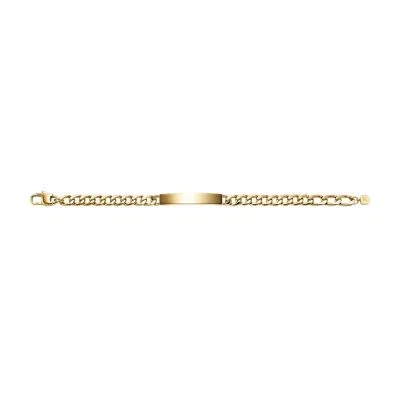Ellis Gold-Tone Stainless Steel ID Bracelet Ellis Gold-Tone Stainless Steel ID Bracelet
