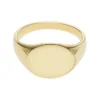 Ellis Gold-Tone Stainless Steel Signet Ring Ellis Gold-Tone Stainless Steel Signet Ring