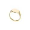 Ellis Gold-Tone Stainless Steel Signet Ring Ellis Gold-Tone Stainless Steel Signet Ring