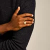 Ellis Gold-Tone Stainless Steel Signet Ring Ellis Gold-Tone Stainless Steel Signet Ring