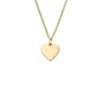 Ellis Heart Gold-Tone Stainless Steel Necklace Ellis Heart Gold-Tone Stainless Steel Necklace
