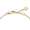 Ellis Mixed Shapes Gold-Tone Brass Station Bracelet Ellis Mixed Shapes Gold-Tone Brass Station Bracelet