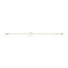 Ellis Mixed Shapes Gold-Tone Brass Station Bracelet Ellis Mixed Shapes Gold-Tone Brass Station Bracelet