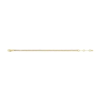 Ellis Pavé Glitz Gold-Tone Brass Tennis Chain Bracelet Ellis Pavé Glitz Gold-Tone Brass Tennis Chain Bracelet