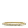 Ellis Pavé Glitz Gold-Tone Stainless Steel Band Ring Ellis Pavé Glitz Gold-Tone Stainless Steel Band Ring