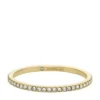 Ellis Pavé Glitz Gold-Tone Stainless Steel Band Ring Ellis Pavé Glitz Gold-Tone Stainless Steel Band Ring
