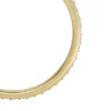 Ellis Pavé Glitz Gold-Tone Stainless Steel Band Ring Ellis Pavé Glitz Gold-Tone Stainless Steel Band Ring
