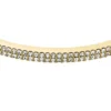 Ellis Pavé Glitz Gold-Tone Stainless Steel Bangle Bracelet Ellis Pavé Glitz Gold-Tone Stainless Steel Bangle Bracelet