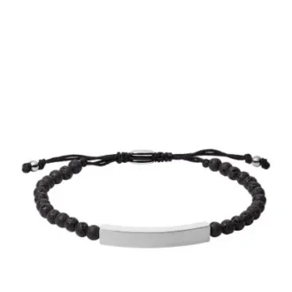 Ellis Plaque Lava Stone Bracelet