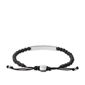 Ellis Plaque Lava Stone Bracelet